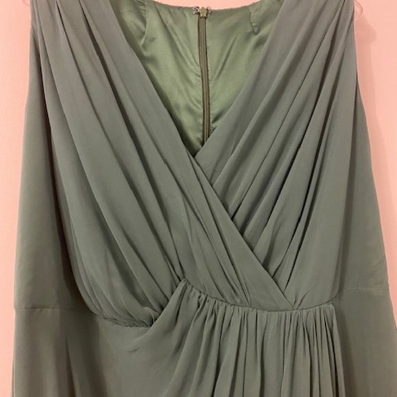 Brand new long Hampton green dress by Dessy Group - Picture 4 of 6